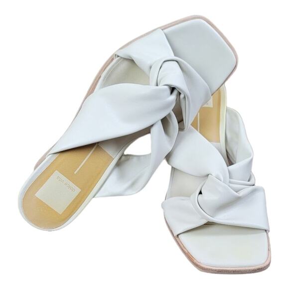Dolce Vita-Nyome Twisted Cork Wedge in Ivory size 9 - Picture 8 of 8